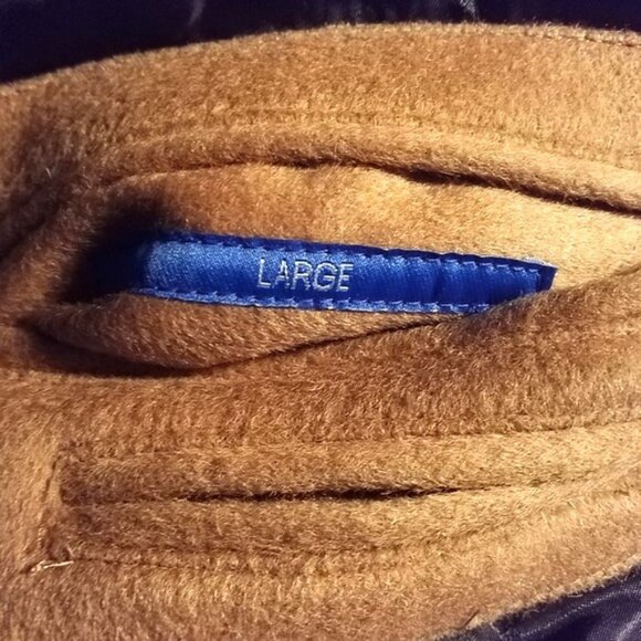 Vince Camuto Melton Camel Wool Blend Button Front Classic Car Coat - Picture 11 of 16